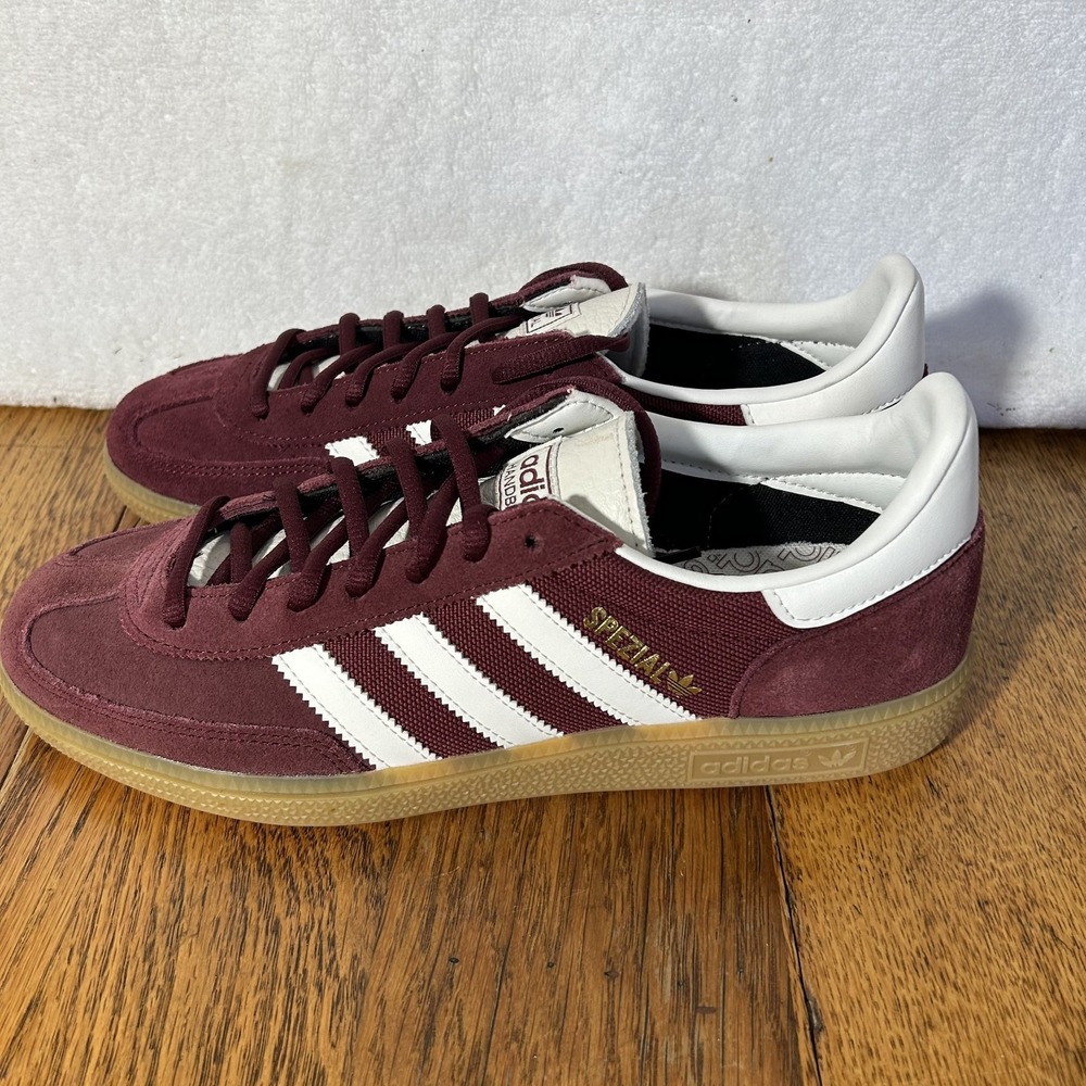 Adidas Mens Size 9 Handball Spezial Shadow Red Gum White Athletic Shoes